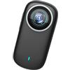 JUYAXIN Fotocamera sportiva tascabile 4K Video 3 ore Ruota Mount Mount Tipo C Ricarica Smartphone Non Necessario Lettore di Schede Fotocamera Avventura