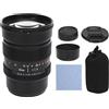 AKLOSIPY 85 Mm F1.4 Focus Manuale Focus Fisso Lens 85MM F1.4 Teleotù Apertura Grande LENSO 85MM F1.4 Le Lente a Cornice Completa con Cappuccio per Le Lenti E Borsa per il Monte Nex E