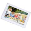 Generic Cornice per Foto Digitale Smart WiFi da 10,1 Pollici con Memoria Touch Screen da 32 GB Rotazione Automatica per Momenti di Condivisione Familiare Acrilico (WHITE)