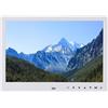 Tbest 12in HD USB Load Photo Video Frame Digitale con Altoparlante per Home Office (Spina europea)
