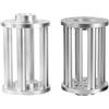 Generico Colonna di estensione, compatibile con Celestron AVX | Giunto for aumento altezza, 200 mm/300 mm, strumento equatoriale(200 silver)
