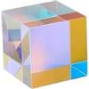 LXXOZ 1pc Scienza Cubo Prisma Ottico Fotografia Prisma Esaedrico Complementi Arredo Casa Prisma Cubo di Vetro Prisma Topografia(Black)
