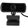 ciciglow Webcam 4K con microfono incorporato, webcam USB widescreen, webcam per streaming per trasmissioni in diretta/videoconferenze (nero)