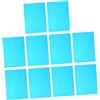 DECORNIJIA Pellicola Filtro Colore Blu Pvc 10 Pezzi per Fotografia e Luce LED Miscelazione e Trasmissione Colore