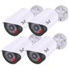 BNT K8 - Telecamera finta, Infradito colorati estivi, con finte perline, 4 Pack