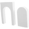 Mikikit 2pezzi Geometry Cube Photography Props for Jewelry and Cosmetics Lightweight Versatile Photo Background Accessories for Use