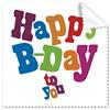 DIYthinker Colorati Buon Compleanno Bomboniere Oggettistica Fumetto Lettere Blessing Bella Auguri 5pcs Occhiali Panno di Pulizia del Panno dello Schermo del Telefono Cleaner