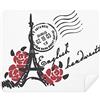 DIYthinker Eiffel Tower Roses Francia Parigi stamp Style Phone Screen Cleaner occhiali di pulizia 2PCS camoscio tessuto