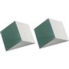 LXXOZ 1Pc Prisma Ad Angolo Retto Superficie Ad Angolo Retto Isoscele Alluminio Placcato Alta Precisione Prisma Di Sterzo Riflettente A 180 Gradi(20x20x20mm)