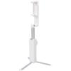 Jectse Selfie Stick, Treppiede Tascabile Telescopico Bluetooth con Telecomando Wireless, Rotazione a 360° per Vlogging Fotografico di Viaggio, Compatibile con Telefono 4-7 Pollici (WHITE)