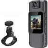 Waillynice Mini videocamera HD 1080P con visione notturna a infrarossi, videocamera portatile per polizia, videocamera per bici, piccola videocamera digitale per sicurezza, sport e prove (nero