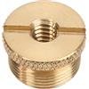 Akozon Adattatore a Vite da 1/4 Femmina a 5/8 Maschio Adattatore Filettato per Microfono Durevole per Foro per Vite Convertibile per Supporto Microfono (Giallo rame F14B)