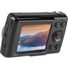 Zerodis Mini Videocamera Digitale HD 16MP 720P 30Fps Videocamera Portatile con Zoom 16X con Ampio Schermo da 2,4 Pollici per Catturare Momenti Preziosi (BLACK)