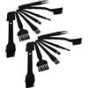 Garneck Set 14 Pezzi Spazzole Antistatiche per Pulizia Tastiera e Computer Setole Dure Kit Multifunzione per Elettronica per Pulizia Componenti Interni Auto e Laptop Portatile e