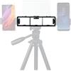 Instarter Binario di supporto All Star Bracket - 203 x 80 x 25 mm / 3 kg max. - con 6 filettature, 3 viti, 2 slitte flash - per fotocamera, luce LED, cellulare, microfono su treppiede/fotocamera