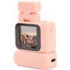 Jectse Piccola Videocamera DV 1080P HD, Videoregistratore DVR con Schermo a Colori da 1,44 Pollici con Custodia di Ricarica per Torcia, per Viaggi, Sport (Rosato)