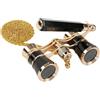 Generic Binocolo teatrale da donna, vintage, compatto, elegante, occhiali da teatro, per adulti e donne, per cinema, viaggi, visite turistiche, giochi sportivi