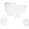 WATIIFUFU 2 Set Grembiuli e Cappelli da Chef per Resistente Lavabili in Lavatrice Costume Cucina per Ragazzo Ragazza Mesi per Feste e Servizi Fotografici