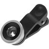 BESTonZON Lente per Fotocamera Cellulare 3 in 1 Obiettivo Fish-eye, Grandangolare e Micro per Smartphone Interfaccia da 52mm