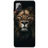 MUTOUREN Cover per Samsung Galaxy A71 4G Custodia in Silicone TPU Trasparenti Ultra Sottile Antigraffio Antiurto Protettivo Case con Pellicola Proteggi Schermo, Tigre
