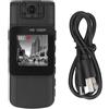 XZXCVN Collana con Telecamera Nascosta, Bodycam Portatile 2K HD 180° Rotazione, Mini Dash Cam con Display TFT a Colori - Registrazione Veloce, Batteria Lunga Durata, Ideale per Sicurezz (32G)