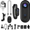 Generic Piccola videocamera da pollice, 1080P impermeabile per sport all'aria aperta, telecamera magnetica per vlogging, videocamera portatile per corpo, mini videoregistratore indossabile