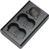 ZBLZGP Caricabatterie NP-W235 a doppio slot con display LCD, ricarica rapida per Fujifilm X-T5/X-T4/GFX100S/X-H2S/X-S20/GFX 50S II/GFX 100 II/X-H2