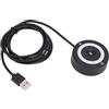 Vikye Lettore di Impronte Digitali USB per Wins 11 10, Supporto Wins Hello e Riconoscimento Tattile a 360°, Accesso Al PC Desktop Portatile, Memorizza 10 Impronte Digitali