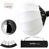Godox CS-85D - Lanterna pieghevole pieghevole a forma di rullo, 85 cm, con visiera riflettente per Bowens Mount Studio Flash Godox VL150 UL150 SK400II ecc. (CS-85D)