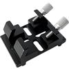 Giwnhvx Telescopio Finder Base Piastra a coda di rondine Base Telescopio Astronomico Accessori Morsetto a coda di rondine Adattatore per fotocamera Nero