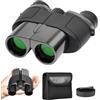 Generic Binocolo compatto 10 x 25 per adulti e bambini, binocolo HD con borsa e tracolla per bird watching, escursioni e visite turistiche all'aperto