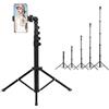 MYAYD Treppiede per cellulare, 45 - 160 cm, treppiede leggero 3 in 1, stabile supporto per selfie stick portatile per fotocamera Samsung Huawei Xiaomi Canon Canon (nero)