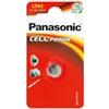 PANASONIC Lotto di 1 Pile Bouton Cell Power LR44 (L1154) - alcalino manganese 1,5 V