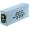 Exell Battery Exell batteria alcalina 413 A 30 V 210 NEDA, 20 F20, BLR123 ER413, bianco/argento