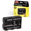 Hähnel Hahnel HL XV70 Batteria Litio-Ion per Sony con Capacità 1620 mAh, 7.2V, 11.8 Wh, Sostitutiva della Batteria NP-FM500, Nero/Antracite