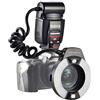 Meike MK-14EXT iTTL TTL LED Macro Anello Flash Light per NIK0N D4 D800 D5200 D7100 Fotocamera DSLR con supporto per slitta a caldo