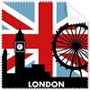 DIYthinker Gran Bretagna Union Jack London Eye Big Ben bandiera Regno Unito occhiali panno di pulizia Gift Phone Screen Cleaner 5PCS