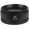 Generic Accessori per telescopi WD165 0,5X 0,7X 2,0X Obiettivo della fotocamera for microscopio con zoom stereo Lente di Barlow Oculare per telescopio(2.0X)