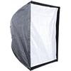 DynaSun SFTUMB6060 60x60cm Softbox Bank pieghevole ALTA RESISTENZA e APERTURA VELOCE con Diffusore Attacco Bowens x Flash Illuminatori Studio