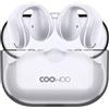 Eacam Auricolari Wireless -on Auricolari BT a Conduzione Aerea Impermeabili per lo Sport/Bianco (Bianca)