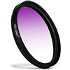CELLONIC Ø 37mm Filtro Graduato Viola compatibile con Voigtländer VM 40mm F 2,8 Heliar - Filtro paesaggio