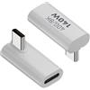 Generico Adattatore USB Da 90 Gradi, Adattatore USB C Ad Angolo Retto, Adattatore Caricabatterie Rapido PD Da 140 W Tipo C A USB, Adattatore Maschio-femmina 8K 60Hz, Adattatore Extender USB Tipo C Per Smartpho
