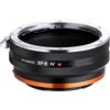 Generico Camera replacement， EF-E, compatibile con obiettivi con innesto EF Canon EOS, compatibile con anello adattatore for fotocamera Sony E FE A6400 A7M3 A7R3 A7M4 A7R4,For photography