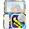 Rxgiasup Installazione rapida, etichetta per fotocamera, accessorio per fotocamera sportiva, precisione, taglio, eccellente sostanza in PVC, antigraffio, preferenze di moda personalizzate, antigraffio, action