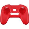 TFAOYS Per FPV Combo Telecomando Silicone per Custodia Manicotto Antiurto Drone Maniglia Copertura Protettiva Telecomando Silicone Case Protector Nero Rosso