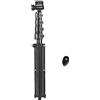 liovitor 1 Set Selfie Stick Telefono Treppiede e Monopiede Selfie Stick Fit per Smart Phone Registrazione/Fotografia/Trucco