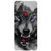 MUTOUREN Cover per Samsung Galaxy A21S Custodia in Silicone TPU Trasparenti Ultra Sottile Antigraffio Antiurto Protettivo Case con Pellicola Proteggi Schermo, Lupo 02