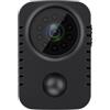 DIKAMAN Mini Body Cameram, MD29 HD Mini Body Camera 1080P Telecamere tascabili di sicurezza Attivate dal movimento Piccola Nanny Cam for auto Standby Espia Webcam 8H funzionante per passeggiate con gli animal
