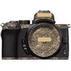 JERXTTON Z50 Pellicola protettiva adesiva per fotocamera Nikon Z50, decorazione protettiva e resistenza all'usura Z50 (oro onde)