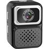 Kaeltsyn Supporto per azione fotocamera portachiavi indossabile con pollice 640x480P Videoregistratore per piccola videocamera per pollice studente